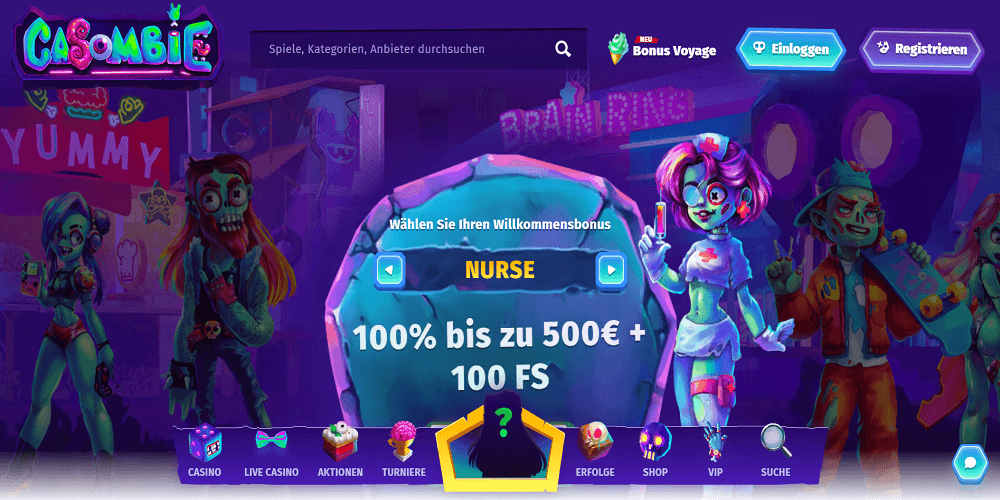 Casombie Casino No Deposit Bonus